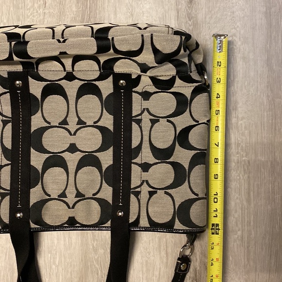 Coach Monogram Shoulder Bag with Removable Crossbody Strap - Picture 12 of 13